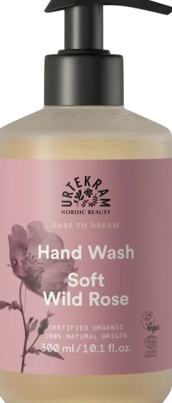 URTEKRAM LUOMU SOFT WILD ROSE NESTESAIPPUA 300 ML