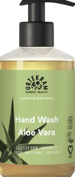 URTEKRAM NESTESAIPPUA ALOE VERA LUOMU 300 ML