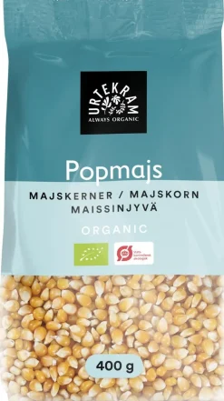 URTEKRAM POPCORN LUOMU 400 G