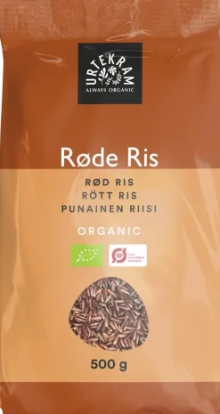 URTEKRAM PUNAINEN RIISI LUOMU 500 G
