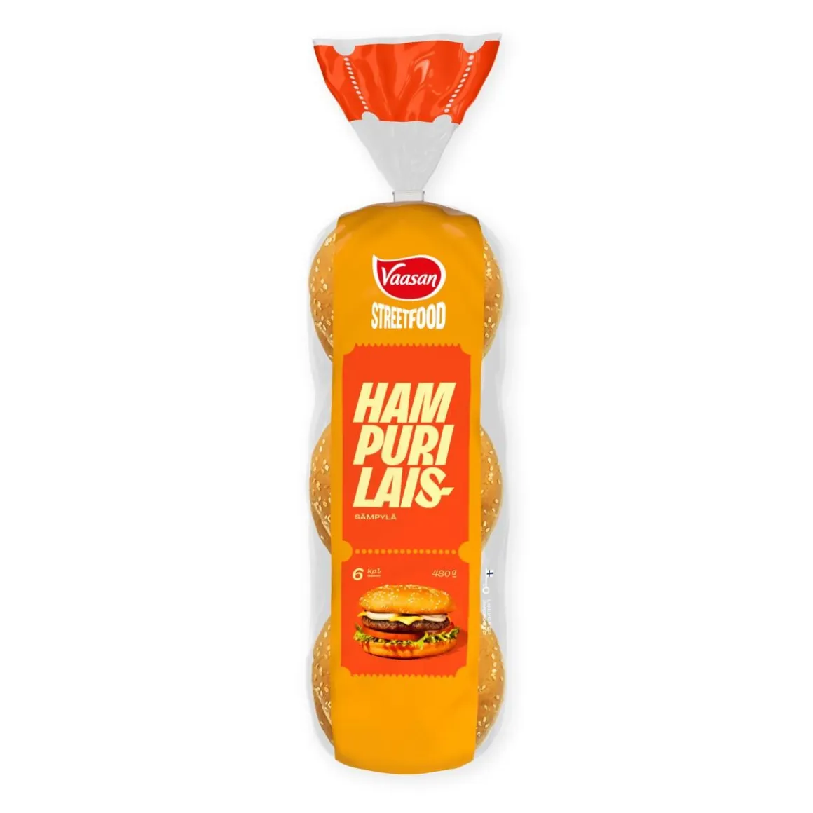 VAASAN HAMPURILAISSÄMPYLÄ 6KPL 480 G
