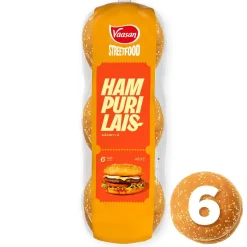VAASAN HAMPURILAISSÄMPYLÄ 6KPL 480 G