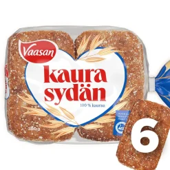 VAASAN KAURASYDÄN 6KPL 380 G
