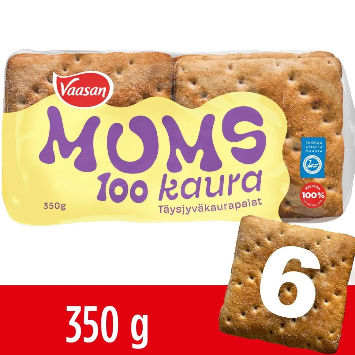 VAASAN MUMS 100 KAURA 6KPL 350 G