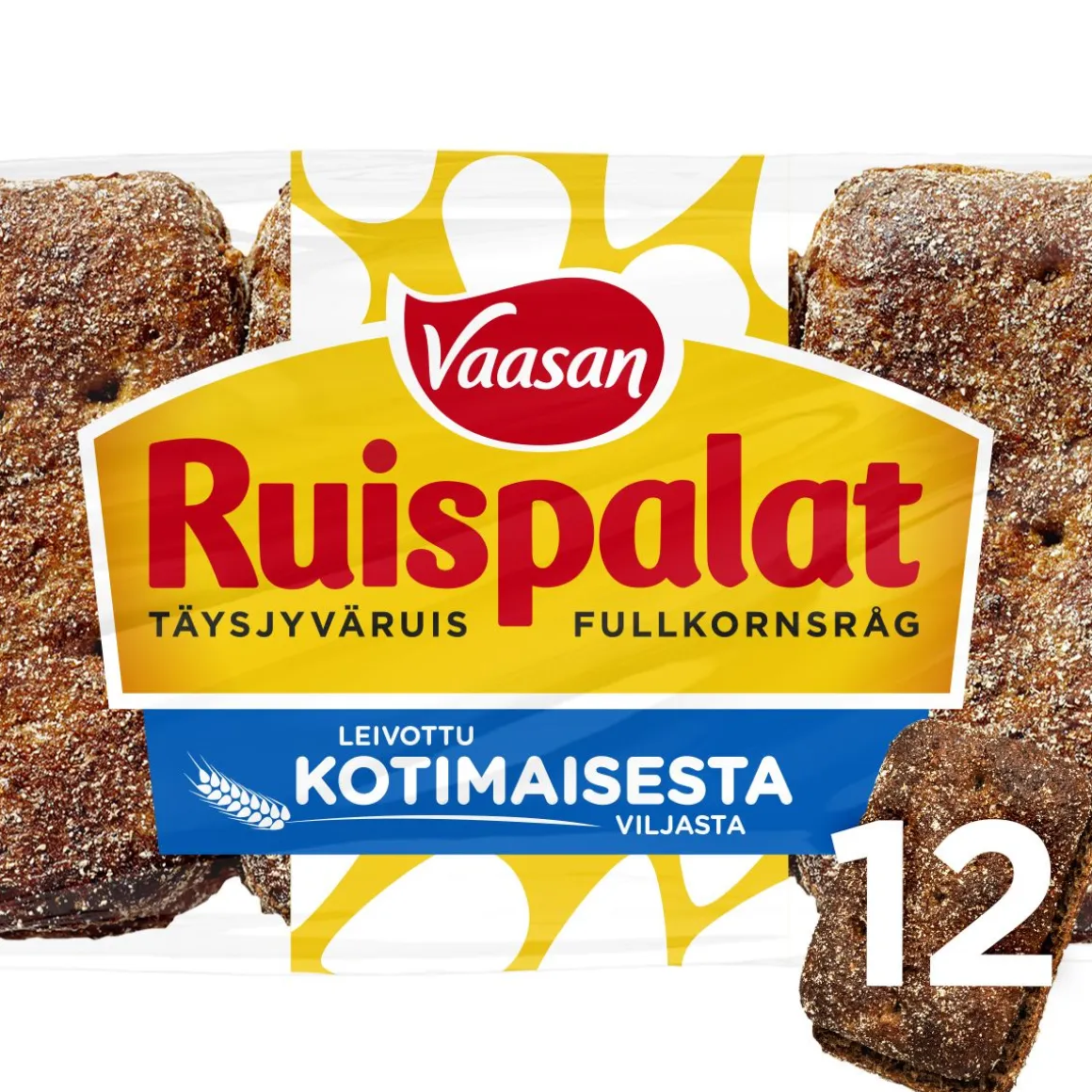 VAASAN RUISPALAT 12 KPL 660 G
