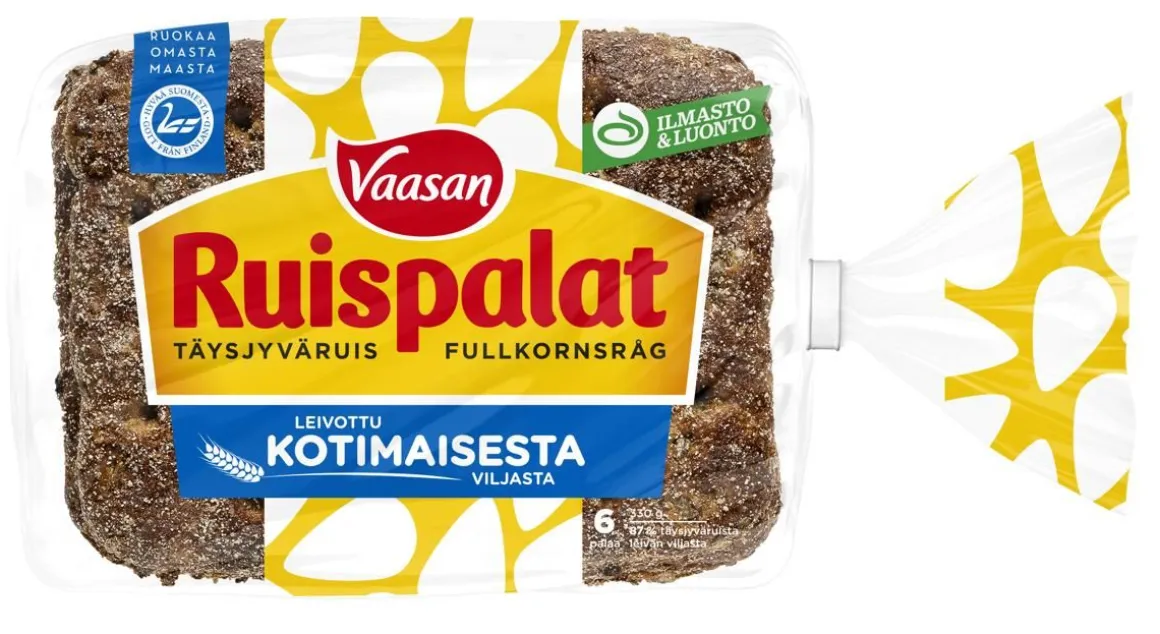 VAASAN RUISPALAT 6KPL 330 G