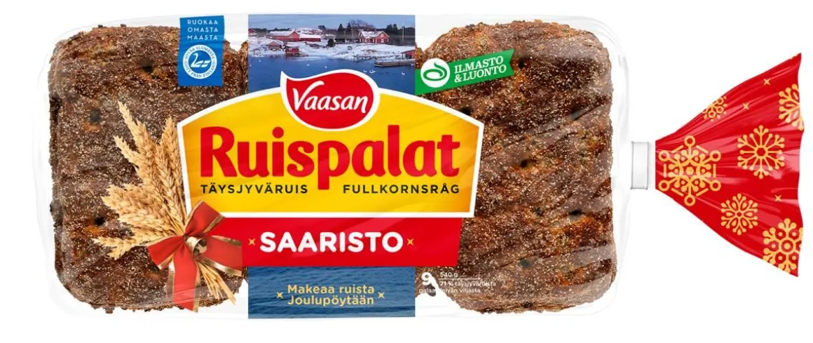 VAASAN RUISPALAT SAARISTO 9KPL 540 G