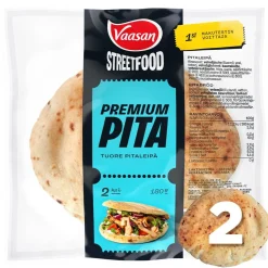 VAASAN STREET FOOD PITA 2KPL  180 G