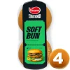 VAASAN STREET FOOD SOFT BUN PERUNABURGERI 4KPL 280 G