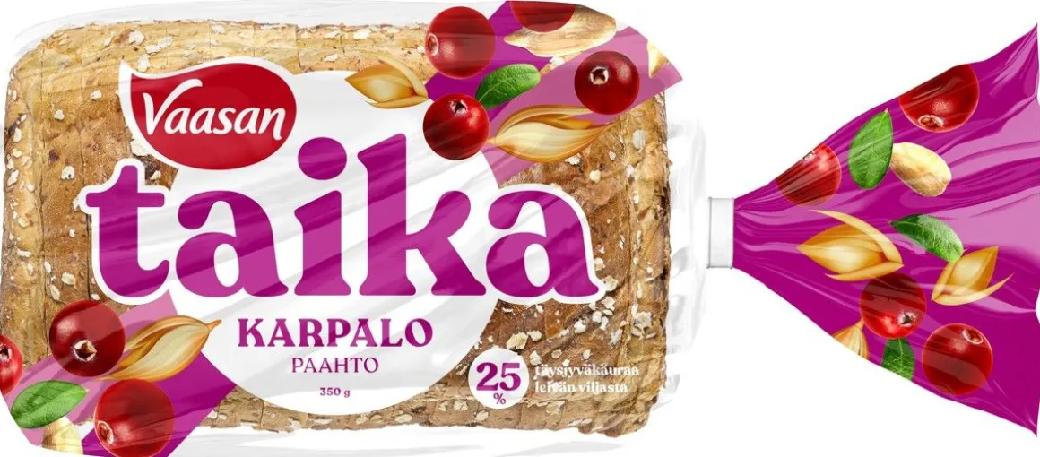 VAASAN TAIKA KARPALO PAAHTOLEIPÄ 350 G