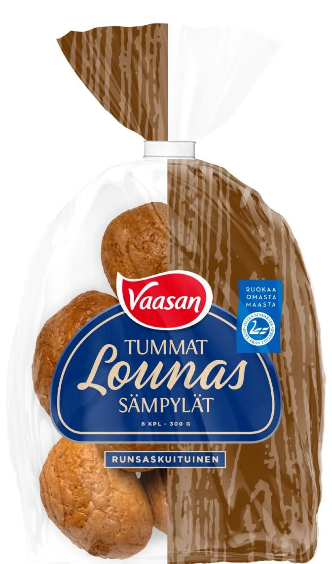 VAASAN TUMMAT LOUNASSÄMPYLÄT 6KPL 300 G