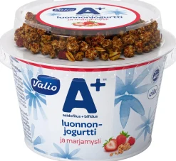 VALIO A+ LUONNONJOGURTTI JA MARJAMYSLI LAKTON 200 G