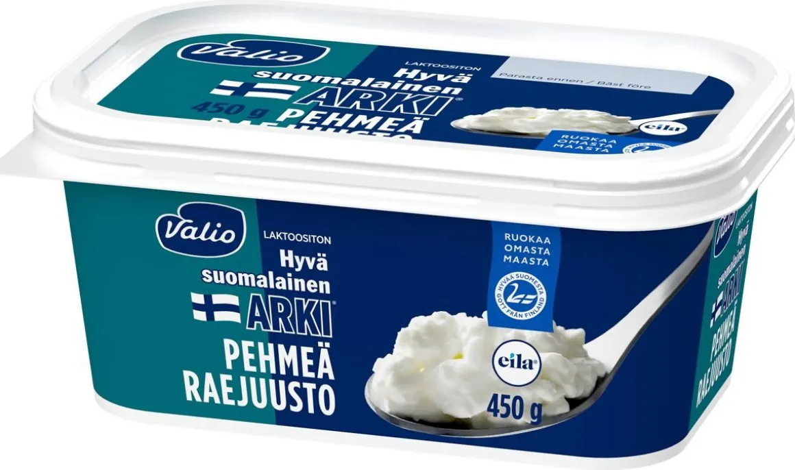 VALIO ARKI PEHMEÄ RAEJUUSTO LAKTON 450 G