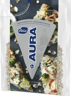 VALIO AURA SINIHOMEJUUSTO MURENNETTU 150 G