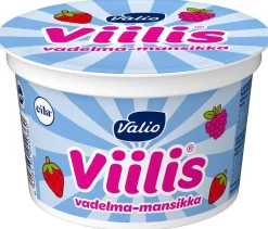 VALIO PLAY VIILIS VADELMA-MANSIKKA LAKTON 200 G