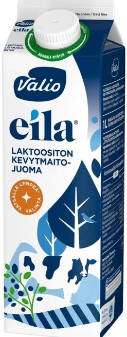 VALIO EILA KEVYTMAITOJUOMA LAKTON 1L