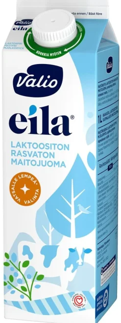 VALIO EILA RASVATON MAITOJUOMA LAKTON 1L