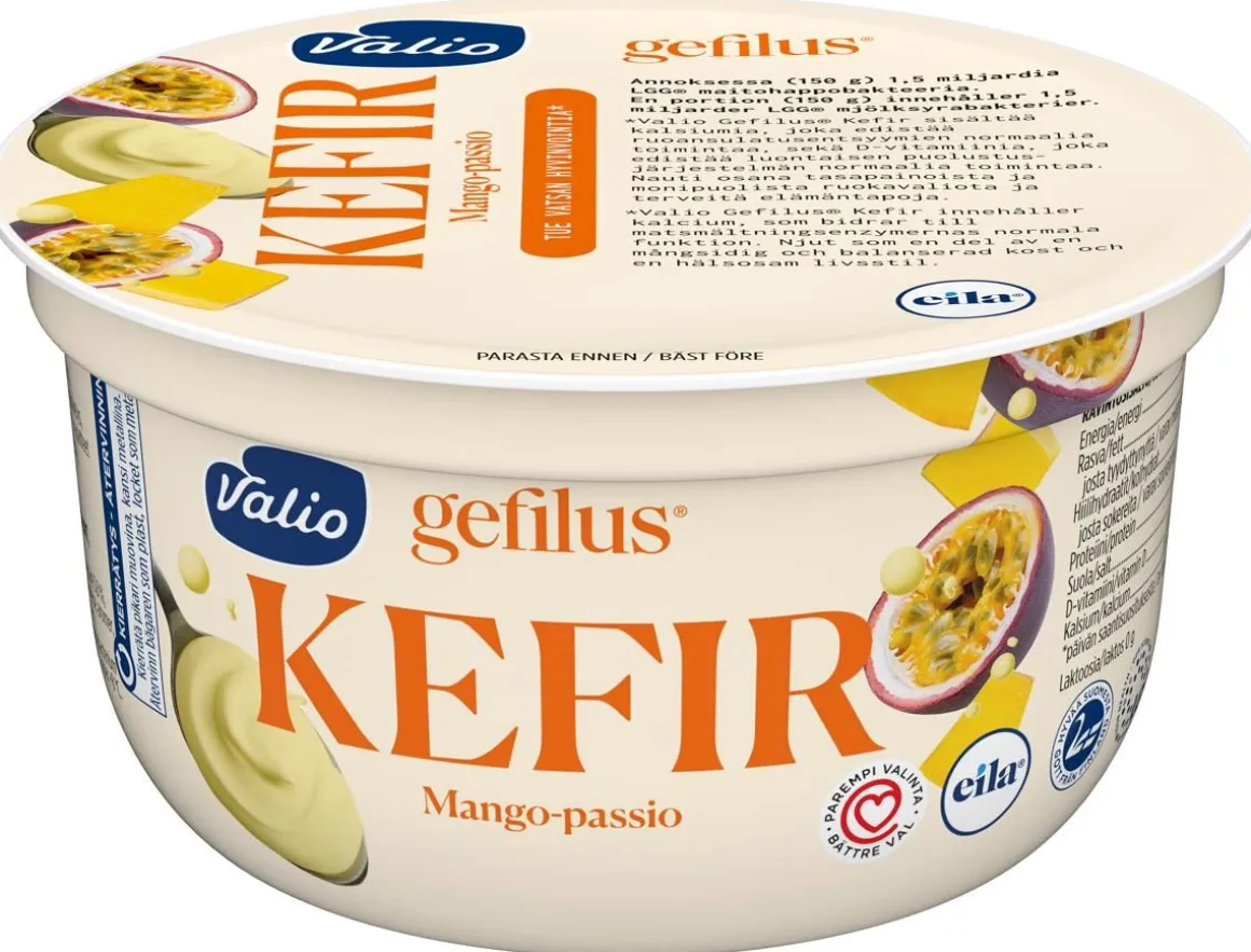 VALIO GEFILUS KEFIR MANGO-PASSIO LAKTON 150 G