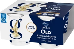 VALIO GEFILUS OLO JOGURTTI 4*125G VANILJA-RUIS LAKTON 500 G