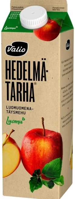 VALIO HEDELMÄTARHA LUOMUOMENATÄYSMEHU 1L