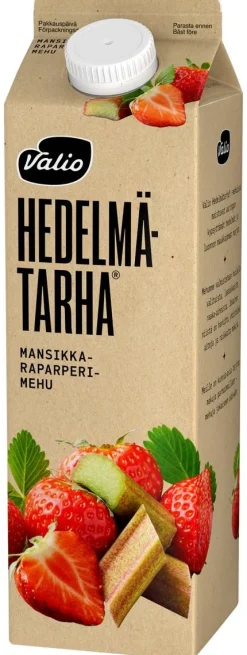 VALIO HEDELMÄTARHA MANSIKKA-RAPARPERIMEHU 1L