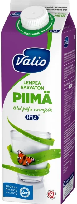 VALIO HYLA RASVATON PIIMÄ 1L