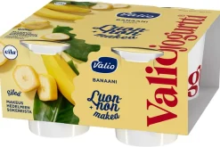 VALIOJOGURTTI 4*125G LUONNON MAKEA BANAANI LAKTON 500 G