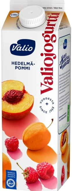 VALIO JOGURTTI HEDELMÄPOMMI LAKTON 1KG