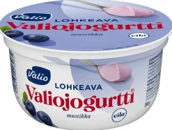 VALIO JOGURTTI LOHKEAVA MUSTIKKA LAKTON 150 G