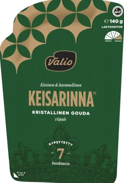 VALIO KEISARINNA KRISTALLINEN GOUDA VIIPALE 140 G