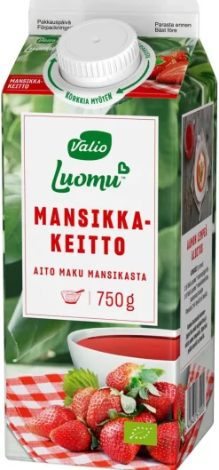 VALIO LUOMU MANSIKKAKEITTO 750 G