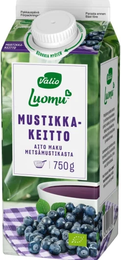 VALIO LUOMU MUSTIKKAKEITTO 750 G