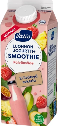 VALIO LUONNONJOGURTTI+ SMOOTHIE PÄIVÄNSÄDE EI LIS. SOKERIA LAKT 750