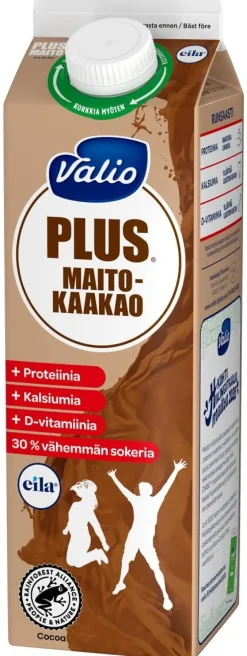 VALIO PLUS MAITOKAAKAOJUOMA LAKTON 1L