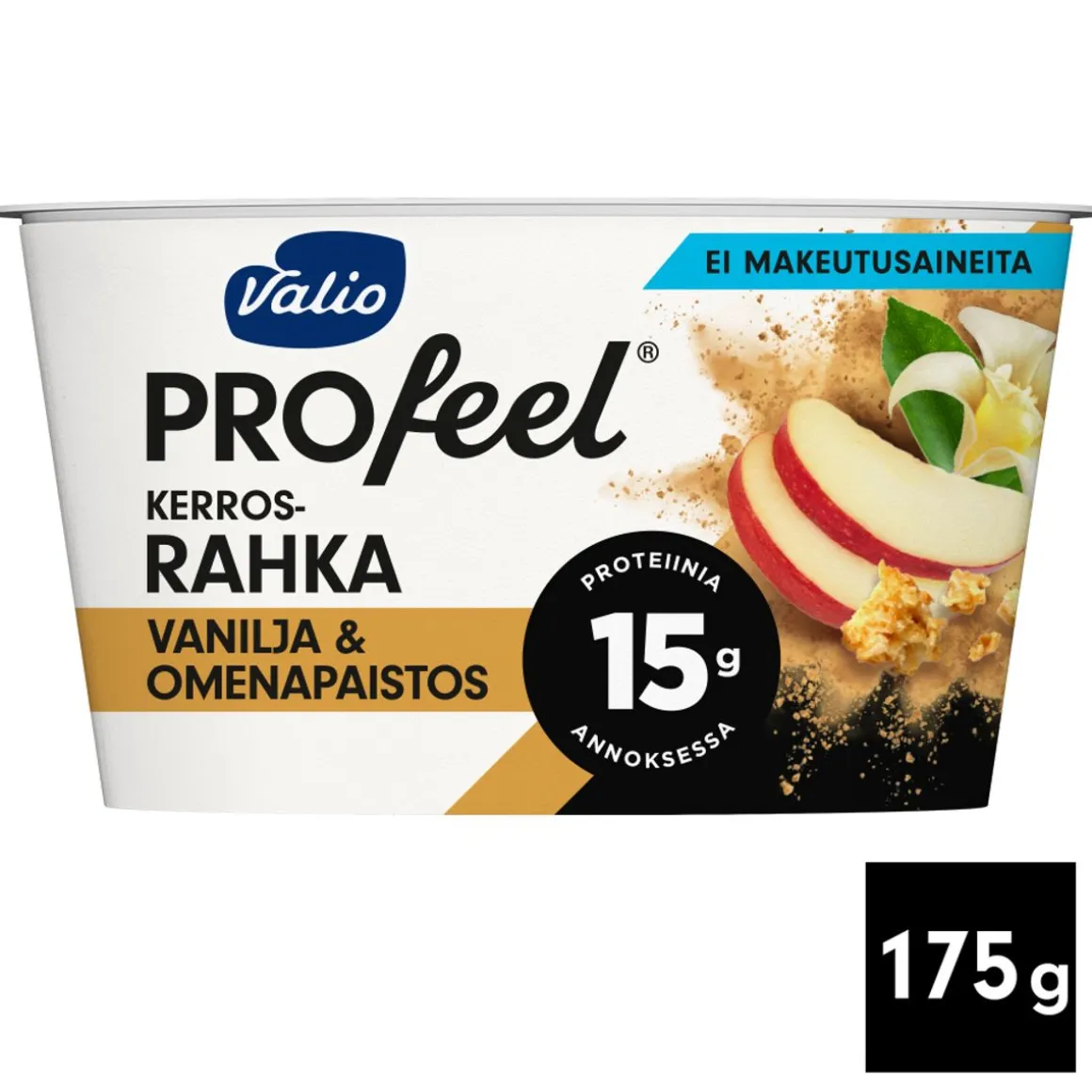 VALIO PROFEEL KERROSRAHKA VANILJA-OMENAPAISTOS LAKTON 175 G