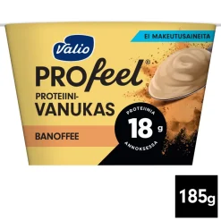 VALIO PROFEEL PROTEIINIVANUKAS BANOFFEE LAKTON 185 G