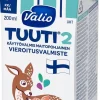 VALIO TUUTI 2 MAITOPOHJAINEN VIEROITUSVALMISTE UHT 200 ML