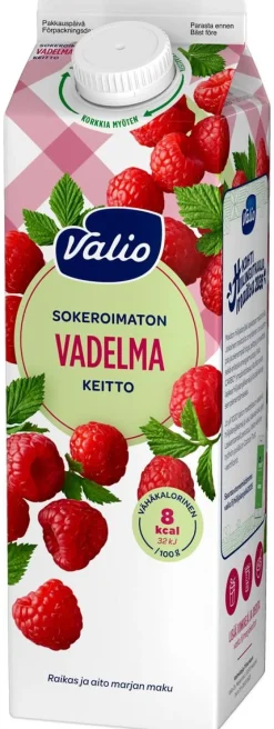 VALIO VADELMAKEITTO SOKEROIMATON 1KG