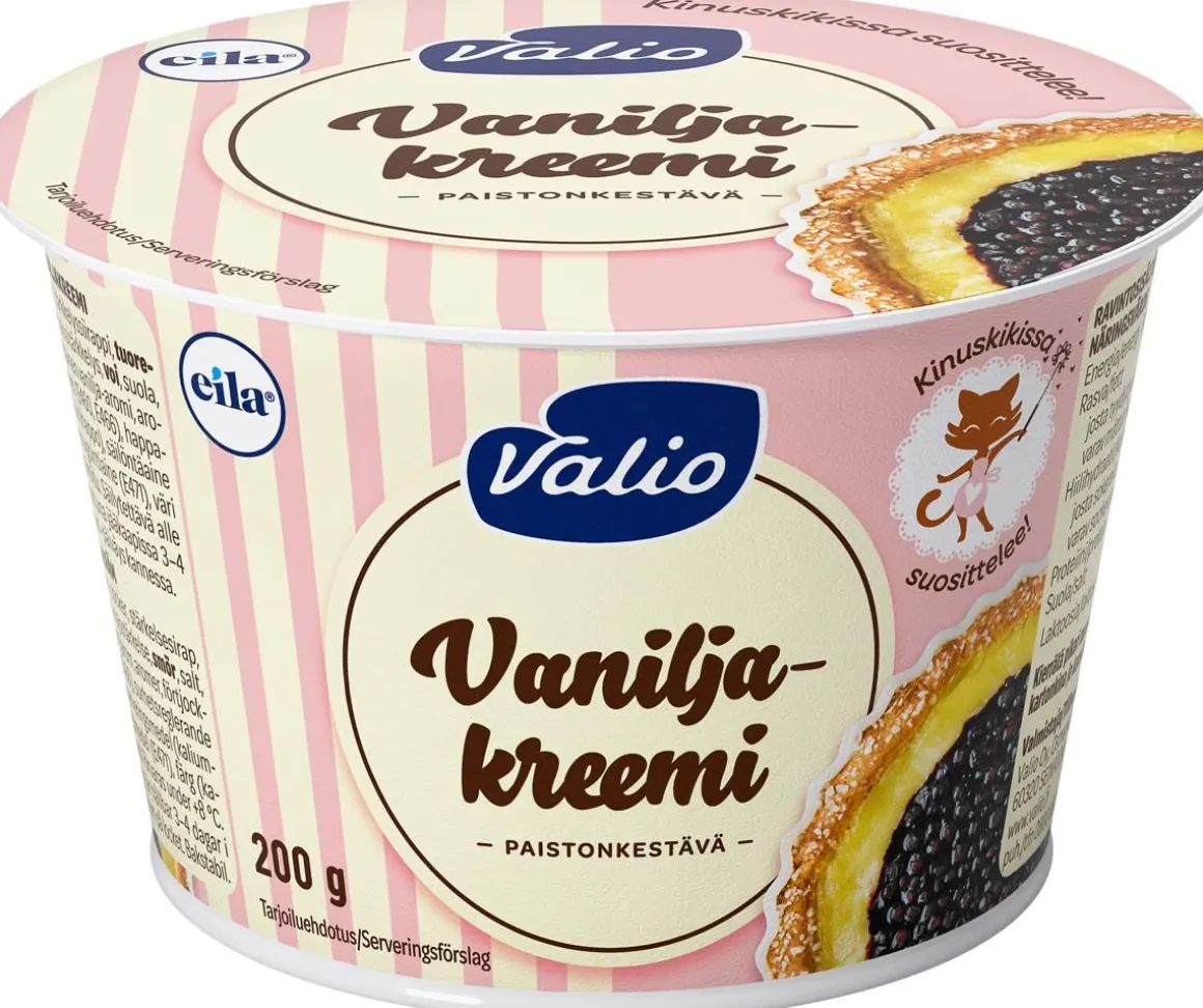 VALIO VANILJAKREEMI LAKTON 200 G