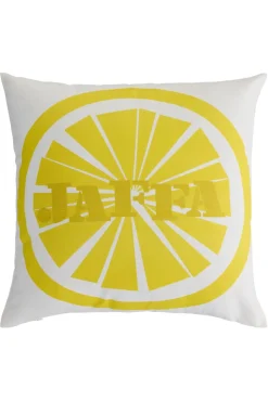 VALLILA KORISTETYYNYNPÄÄLLINEN SITRUS 43X43CM KELTAINEN