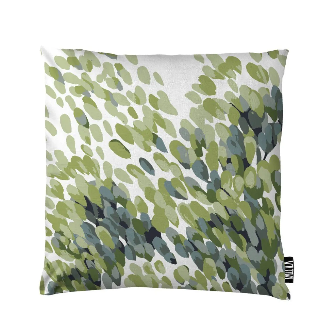 VALLILA KORISTETYYNYNPÄÄLLINEN VÄRE 43X43CM VIHREÄ