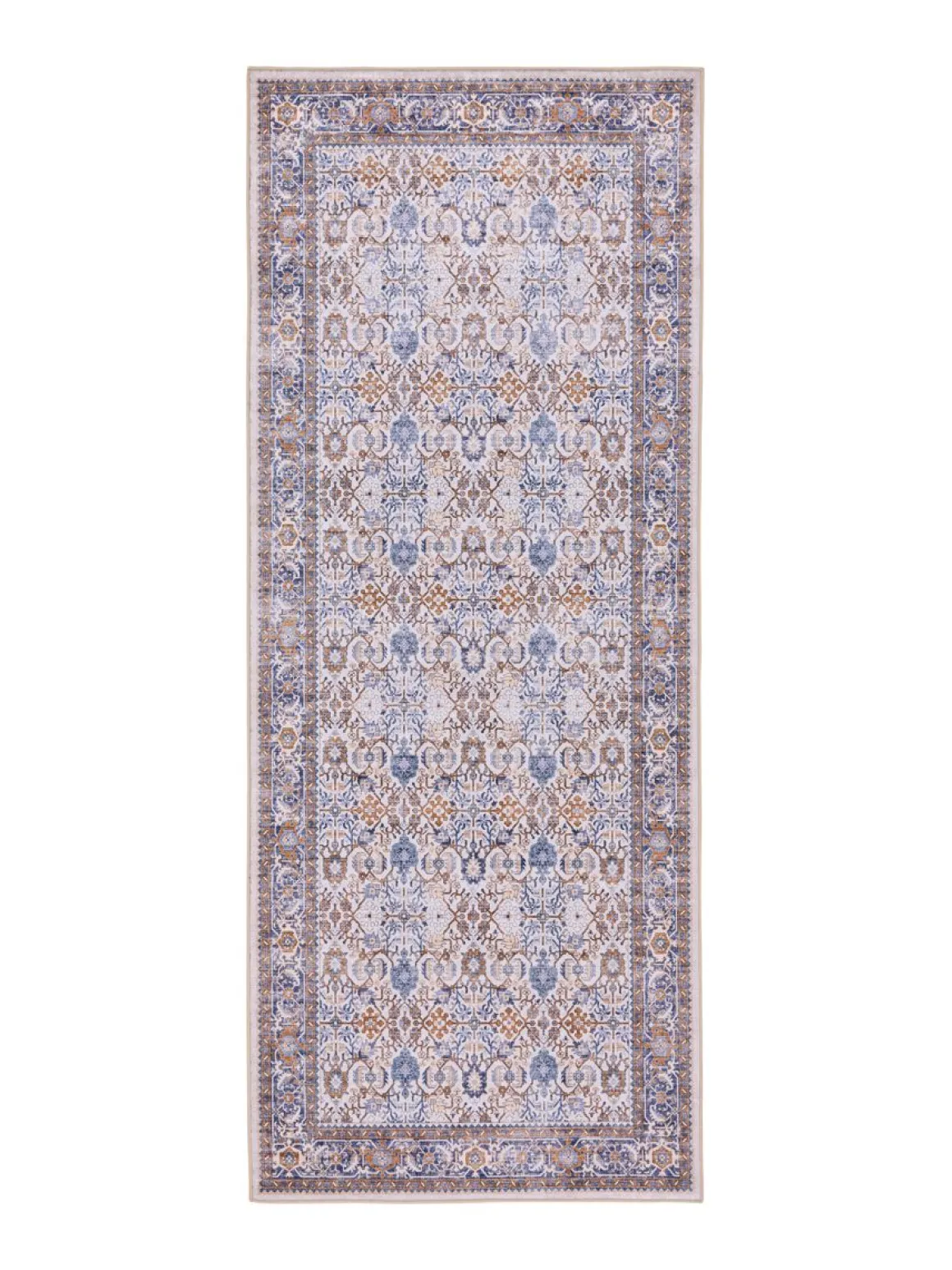 VALLILA MATTO JALOKIVI 80X200CM BEIGE-SININEN