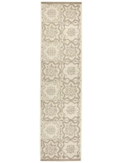 VALLILA MATTO KUJAKATTI FLAT 80X250CM BEIGE-VALKOINEN