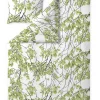 VALLILA PUSSILAKANASETTI LEHTISADE 150X210+50X60CM VIHREÄ