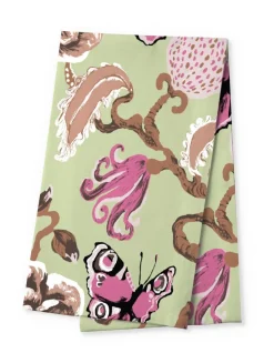 VALLILA KAITALIINA FANTASIA 40X150CM VIHREÄ-PINKKI
