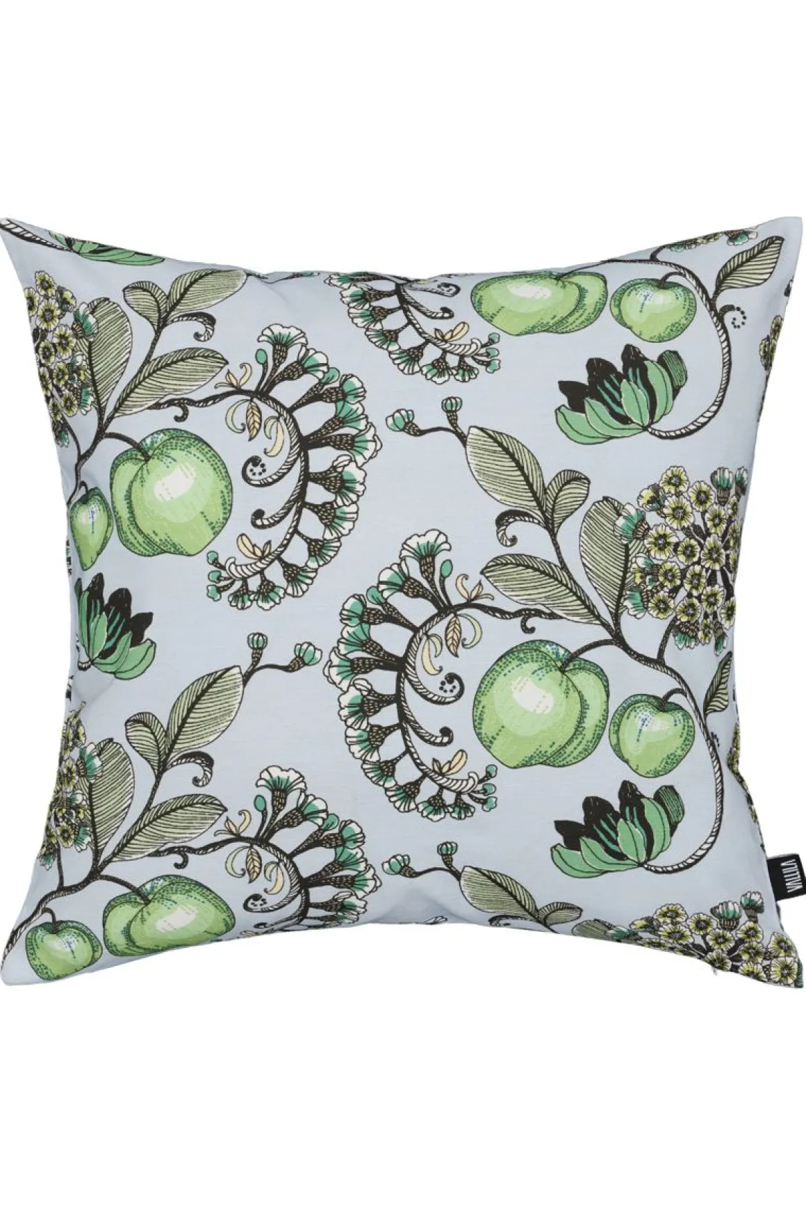 VALLILA KORISTETYYNYNPÄÄLLINEN PERSIKKA 43X43CM VIHREÄ