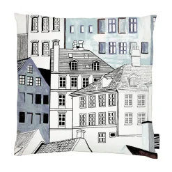 VALLILA KORISTETYYNYNPÄÄLLINEN KOBENHAVN 43X43CM MINTTU