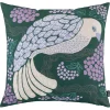 VALLILA KORISTETYYNYNPÄÄLLINEN VISERRYS 43X43CM VIHREÄ-LILA