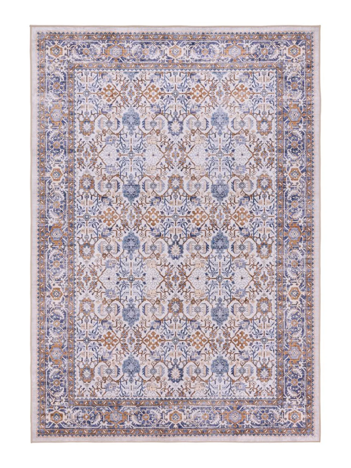 VALLILA MATTO JALOKIVI 160X230CM BEIGE-SININEN