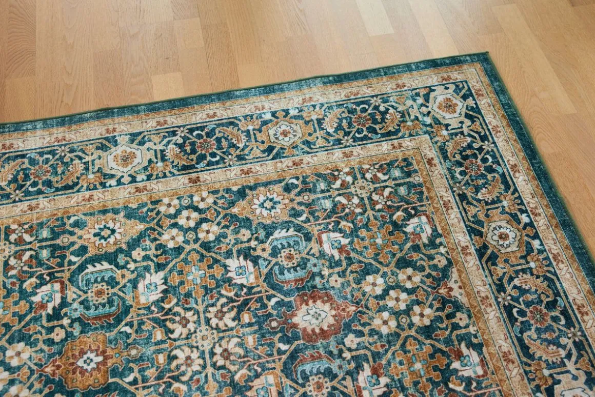 VALLILA MATTO JALOKIVI 160X230CM TURKOOSI